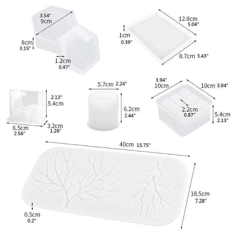 

Deer Makeup Jewelry Display Tray Molds Kit Lipstick Organizer Pen Holder Molds