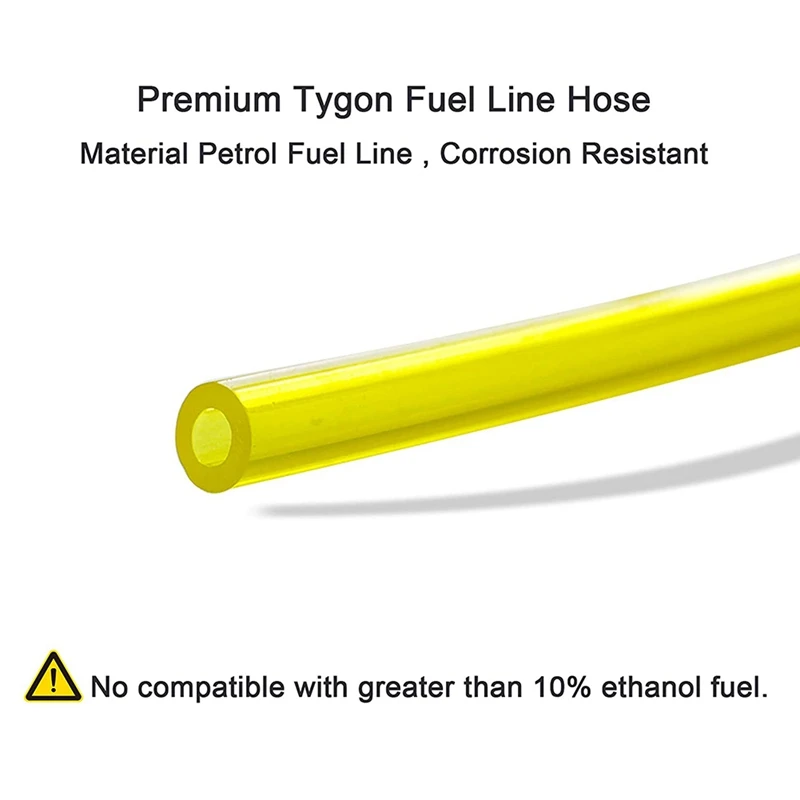 Fuel Line 4 Size 4-Feet-Long Petrol Hose Tube for Chainsaw String Trimmer Blower Small Engines | Инструменты