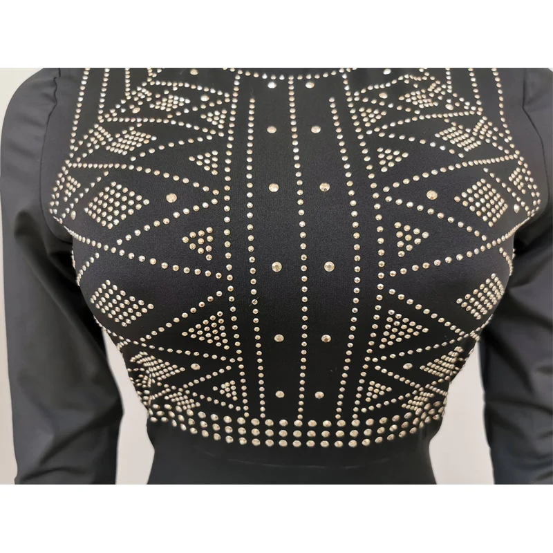 

Sexy Club Party Dress Women autumn winter Diamondmidi Dresses High Waist Bodycon Long Woman sleeve ropa mujer vestidos de verano