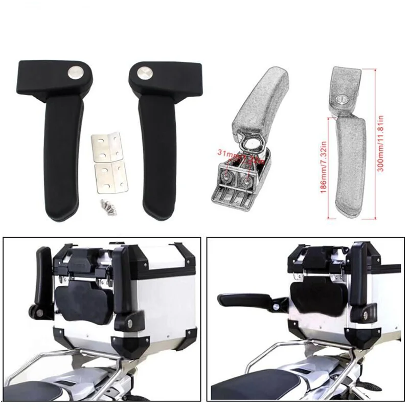 

Требуемое бурение, мотоциклетный бокс-багажник для мотоцикла, жесткие багажные Чехлы, складные перила для BMW R 1200GS R 1250 GS