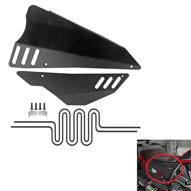 Новая мотоциклетная алюминиевая подушка для сиденья боковая панель защита