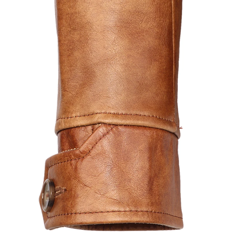 

Classical Men Leather Jacket 100% Real Calfskin Slim Men's Genuine Leather Jacket Man Skin Coat Autumn Male Winter Clothing M214