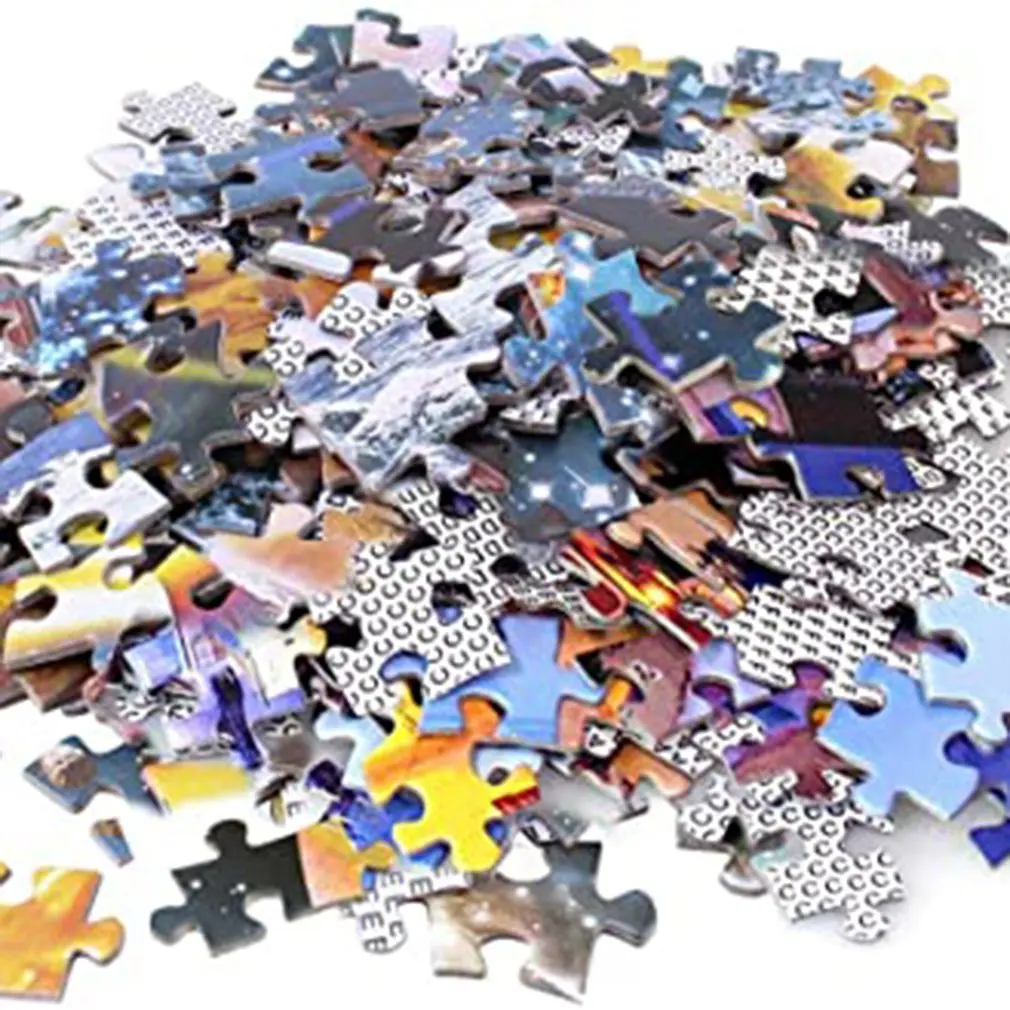 

1000 Pieces Jigsaw Puzzles Architectures Mini Jigsaw Picture Puzzles Educational Toys For Adults Children Kids Games Toys Gifts