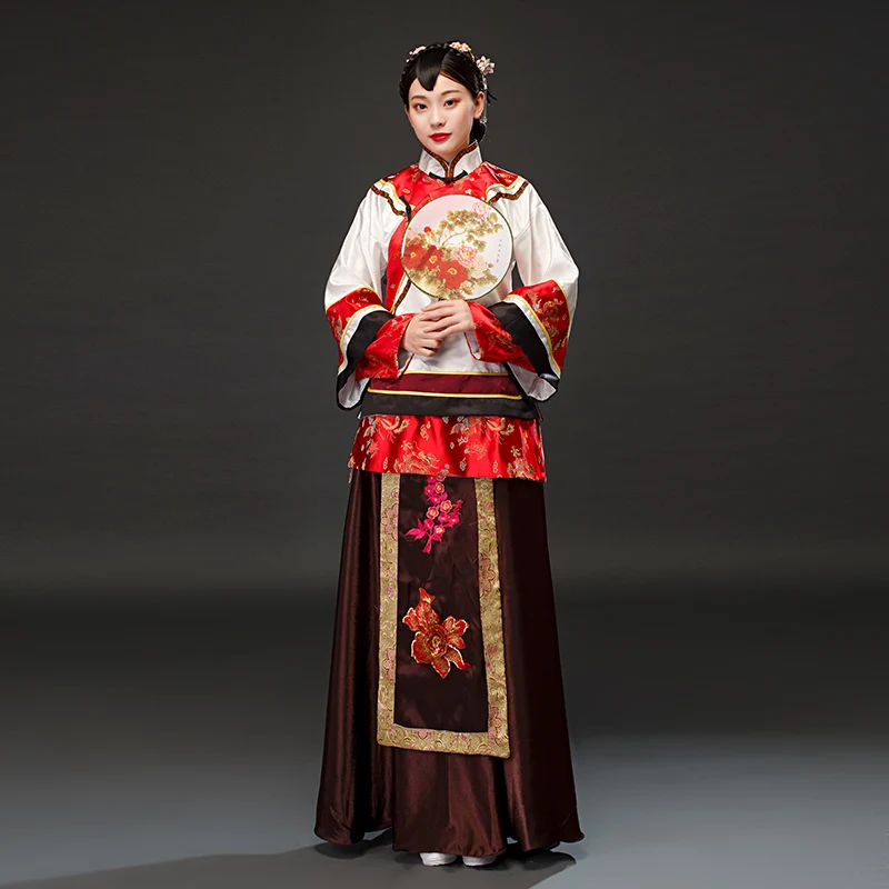 Косплей hanfu Женские китайские noblewoman Принцесса Королева представление Xiuhe костюмы