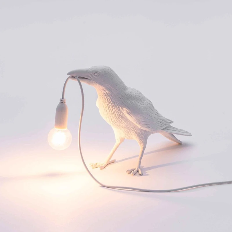 저렴한 디자이너 버드 테이블 램프 LED 플러그 포함, 거실, 침대 머리맡 통로, 침실, 레스토랑, 집 장식용 테이블 랜턴