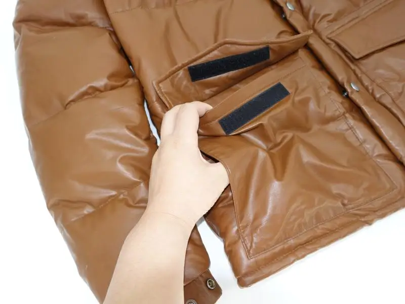 Новый 2021 зима модное мужское пальто из натуральной овечьей кожи на утином пуху