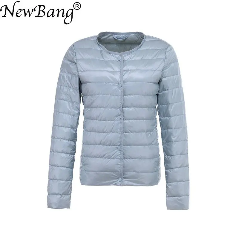 Легкая куртка NewBang Женская Ультралегкая пуховая облегающая ветровка без