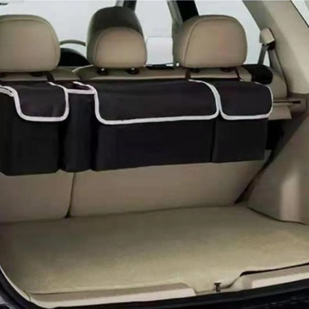 

Large Capacity Adjustable Car Storage Box Backseat Trunk Organizer Multi-use Oxford Cloth Car Seat Back Organizers Accessories
