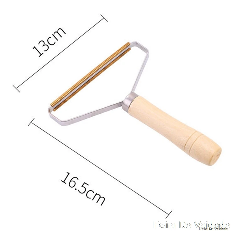

Mini Portable Lint Remover Wood Handle Clothes Fuzz Fabric Shaver For Sweater Woven Coat Clothes Fluff Fabric Shaver Fur Remover