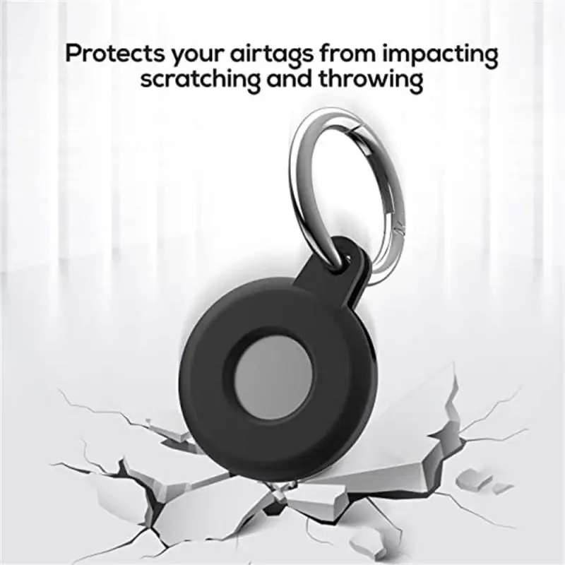 

Silicone Protective Cover For Airtags Smart Tag Anti-lost Locator Tracker Device Keychain For VIP