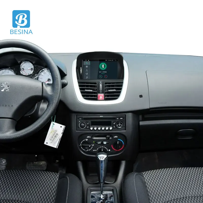 Автомобильный DVD плеер Besina 1 Din Android 10 0 для Peugeot 207 207CC 2007 2008 2009 2010 2011 2012 2013 2014 GPS Wi Fi