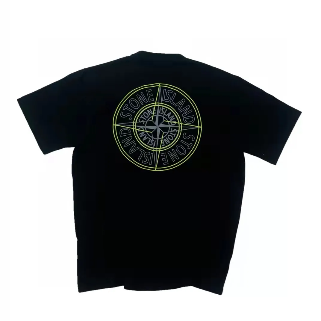 

2021Stone Island back big round short-sleeved T-shirt