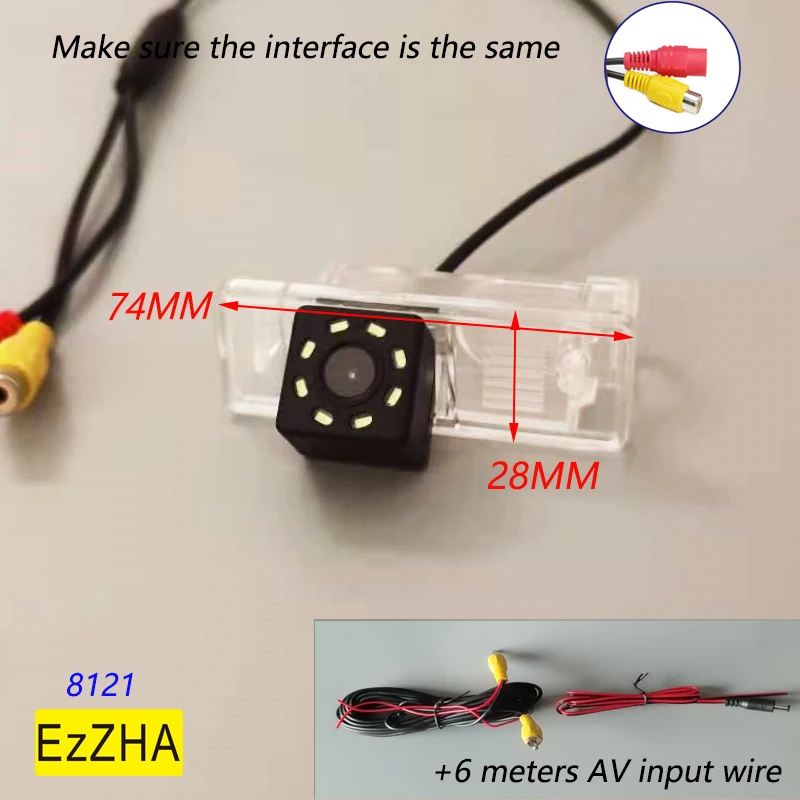 CCD HD камера заднего вида Обратный Камера Парковка Резервное копирование