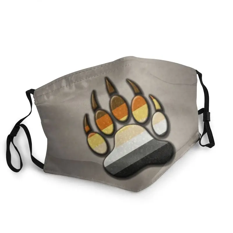 

Гей Гордость Paw маска для взрослых Анти-туман пыль диких животных Маска Защитная крышка респиратор моющиеся рот муфельная печь