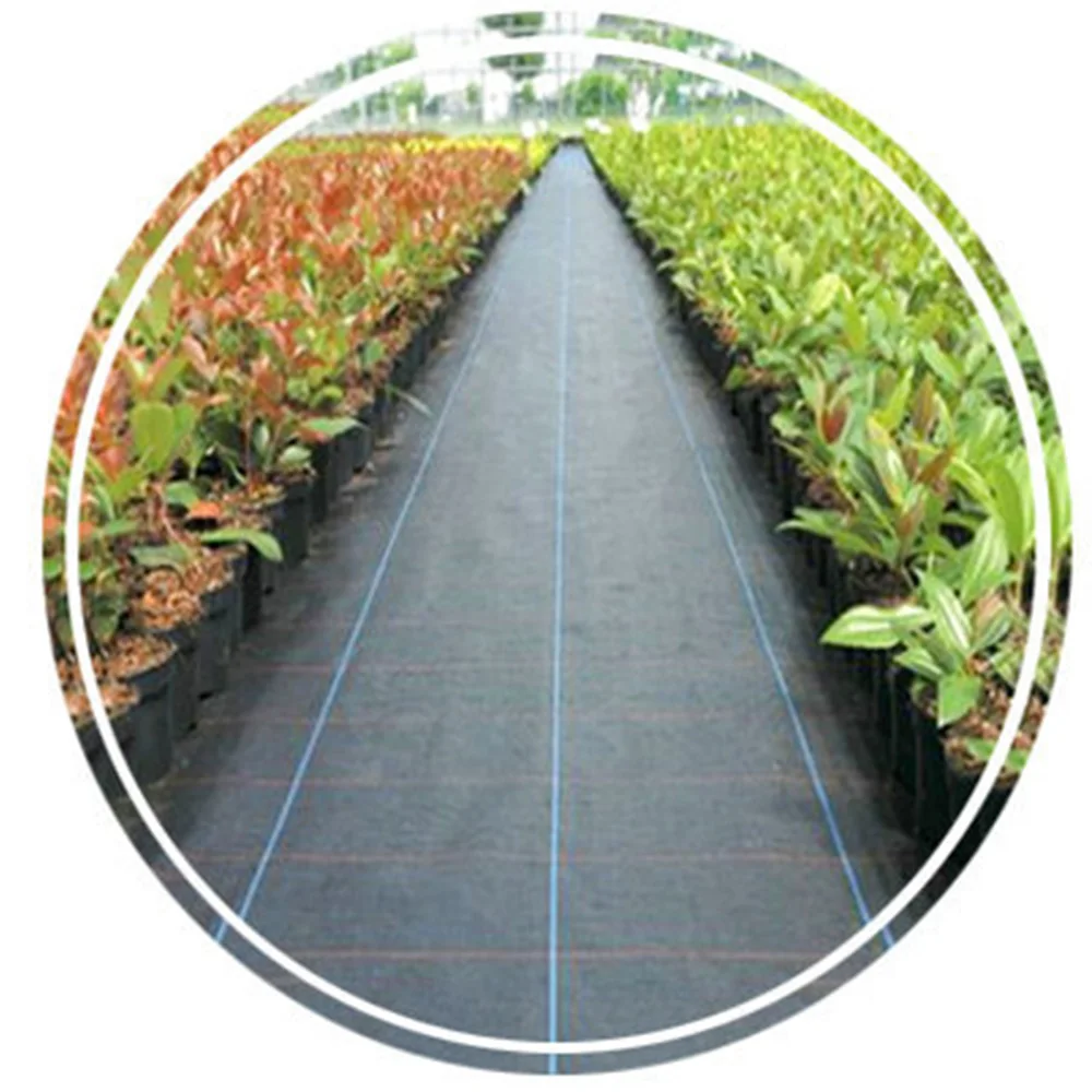 

Agricultural Anti Grass Cloth Farm-oriented Weed Barrier Mat Black Plastic Mulch Thicker Orchard Garden Weed Control Fabric