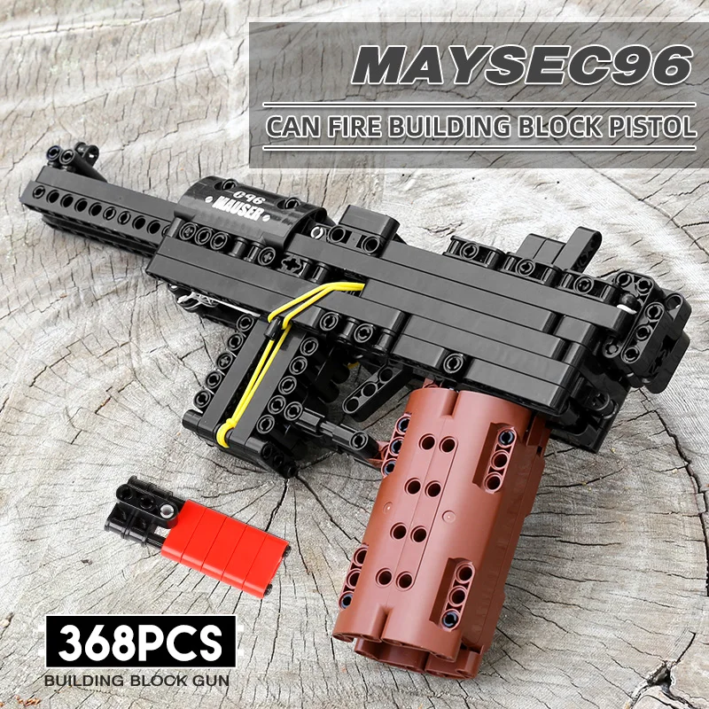 

MOULD KING Building Block Gun Toys The Mausers C96 Pistol Model Assembly Bricks Christmas Gifts For Kids Educational DIY Toys
