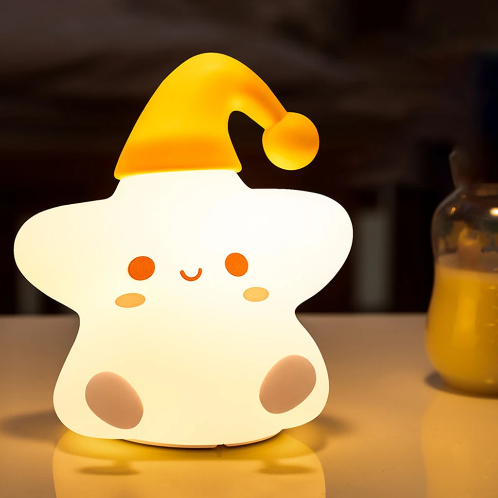 

Lovely Star Touch Sensor LED Night Light Baby Nursery Bedroom Desk Tap Lamp