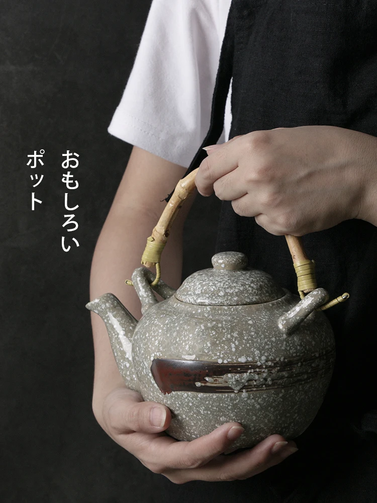 1000 мл японский керамический заварочный чайник Ретро потребителей и коммерческий