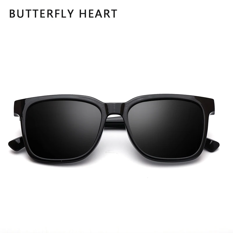 

Oversized Sunglasses Women 2021 Fashion Retro Vintage Classic New Brand Designer Black Square Sun Glasses UV400 Clear Lens 5104