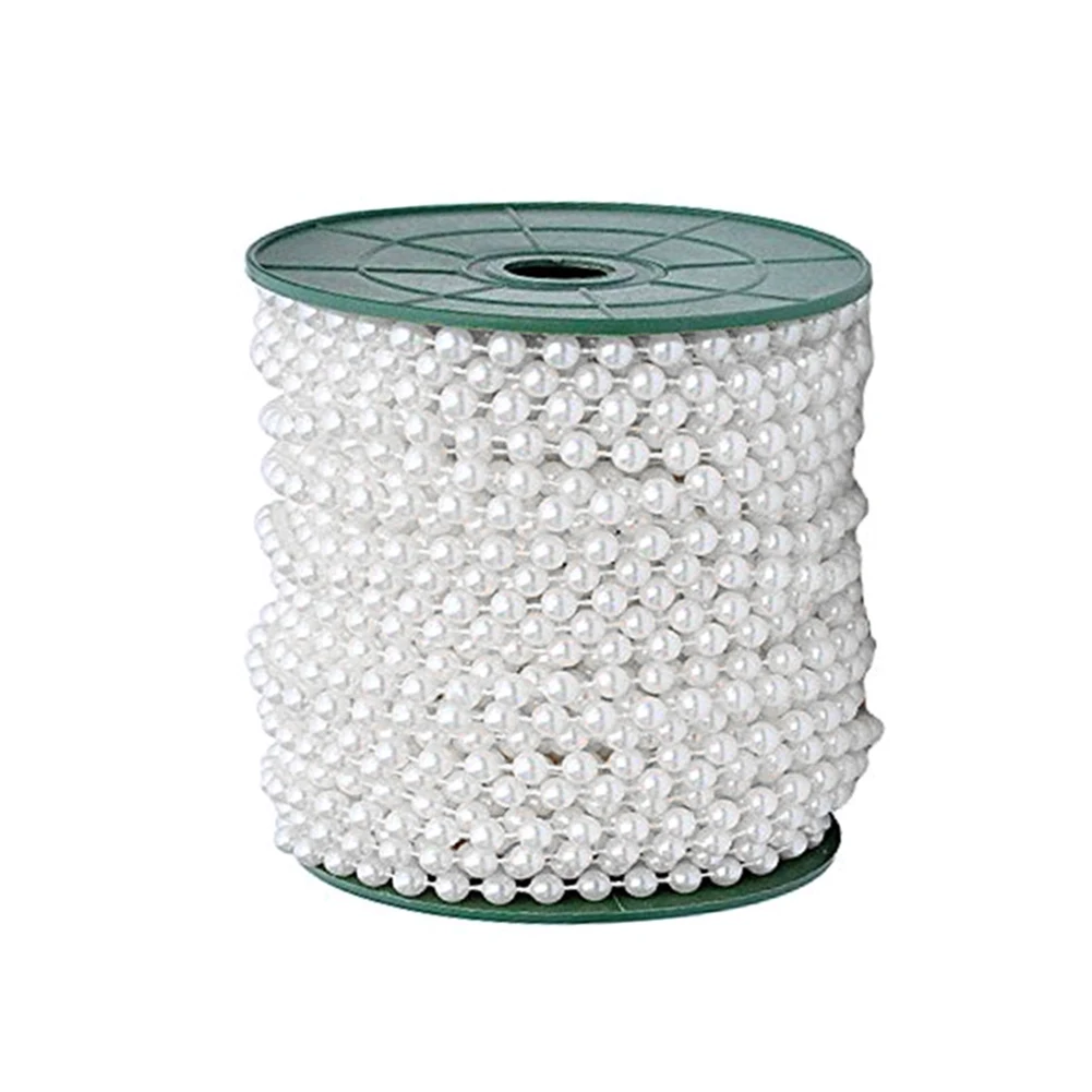 Цепочка из искусственного жемчуга для украшения свадебной вечеринки 25 м|Бусины