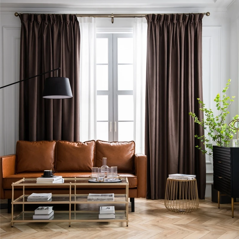 Занавески для спальни плотные серые с 3d-гравировкой JS266C | Дом и сад