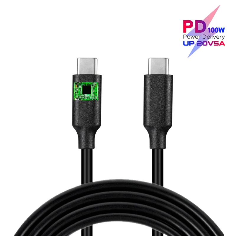 

100W PD 5A Type C Cable USB-C USB3.1 Gen 2 Fast Charging Cord For Macbook SAMSUNG S20 Ultra S10 Plus QC 4.0 SCP Redmi Note 8 Pro