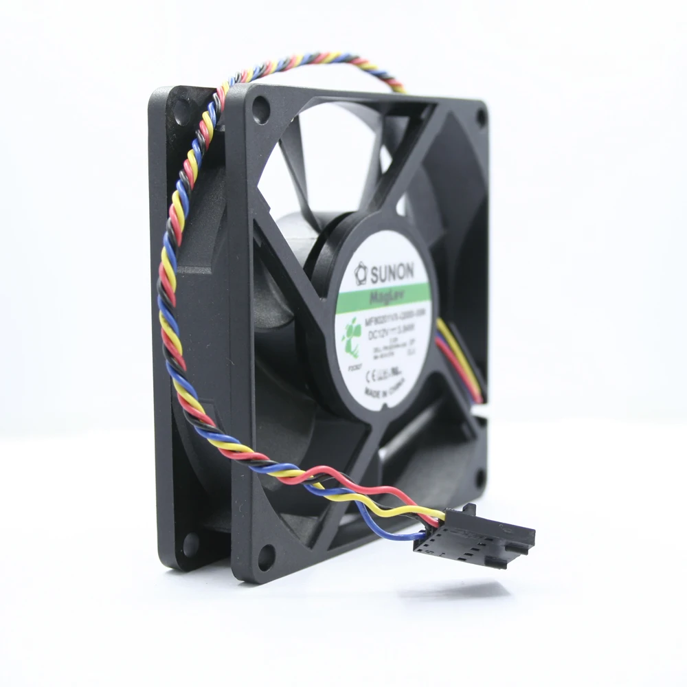 SUNON DC 12V MF80201VX Q000 S99 3 84 W 80*80*20 мм 4 провода ШИМ Скорость Управление Вентилятор