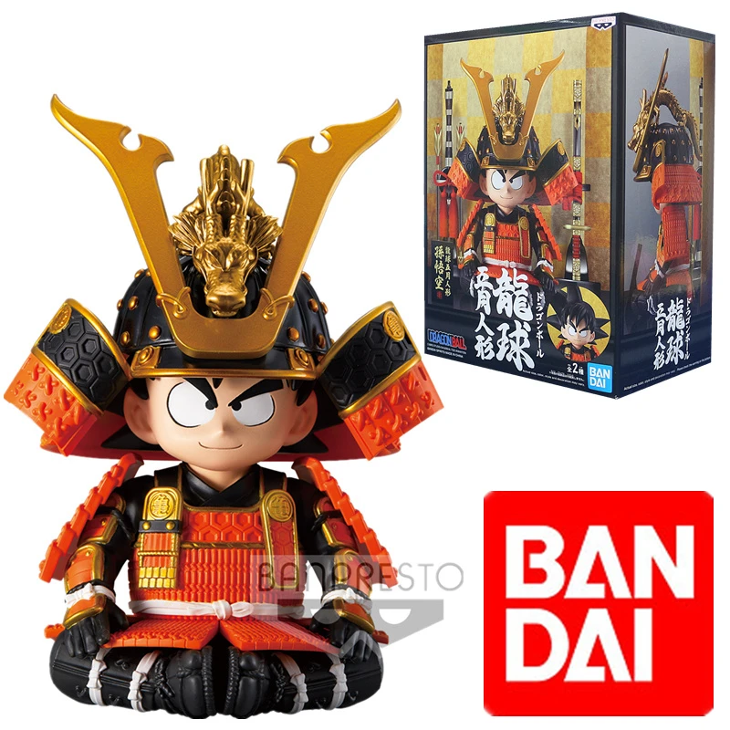 

Anime Dragon Ball Baby Goku Samurai Armor Anime Characters Collectibles Children's Toys Christmas Gifts Bandai Genuine