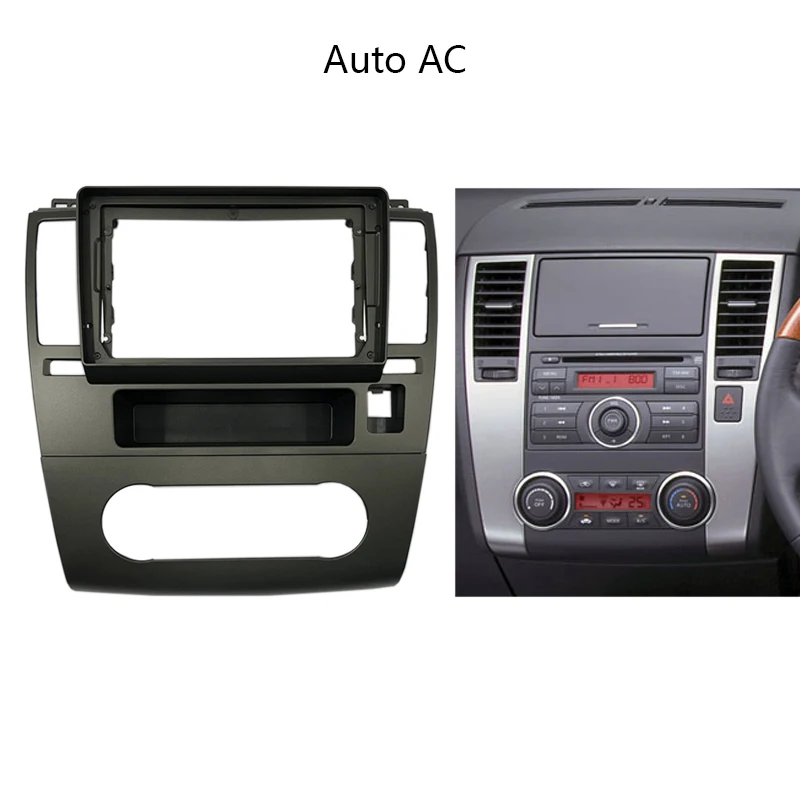 Автомобильная панель 9 дюймов 10 1 дюйма для NISSAN TIIDA 2004-2011 установка на приборной