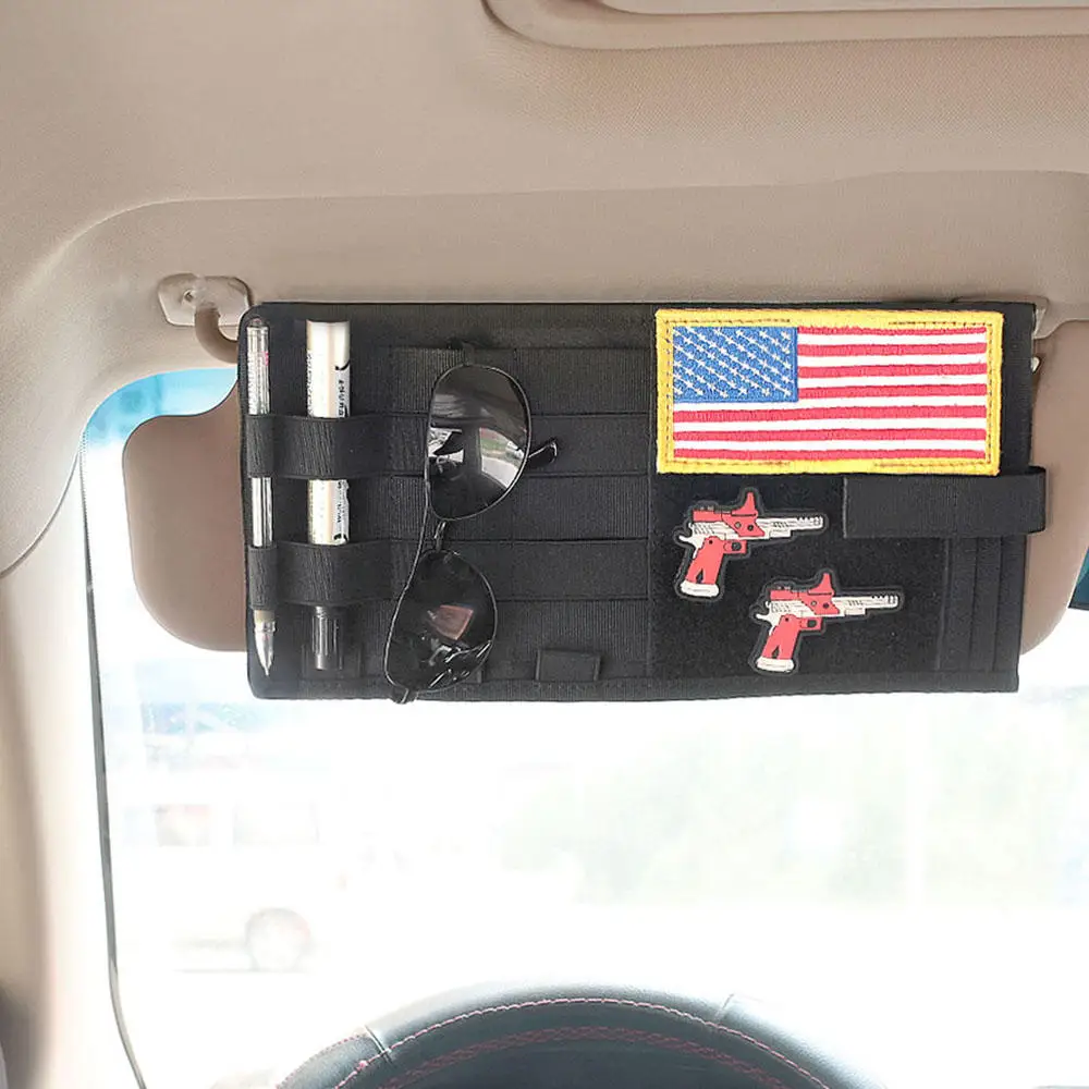 Органайзер для автомобиля Car Styling Organizer Auto Sun Visor Storage Pouch Sunglasses Holder Card Ticket Pocket Pen on.