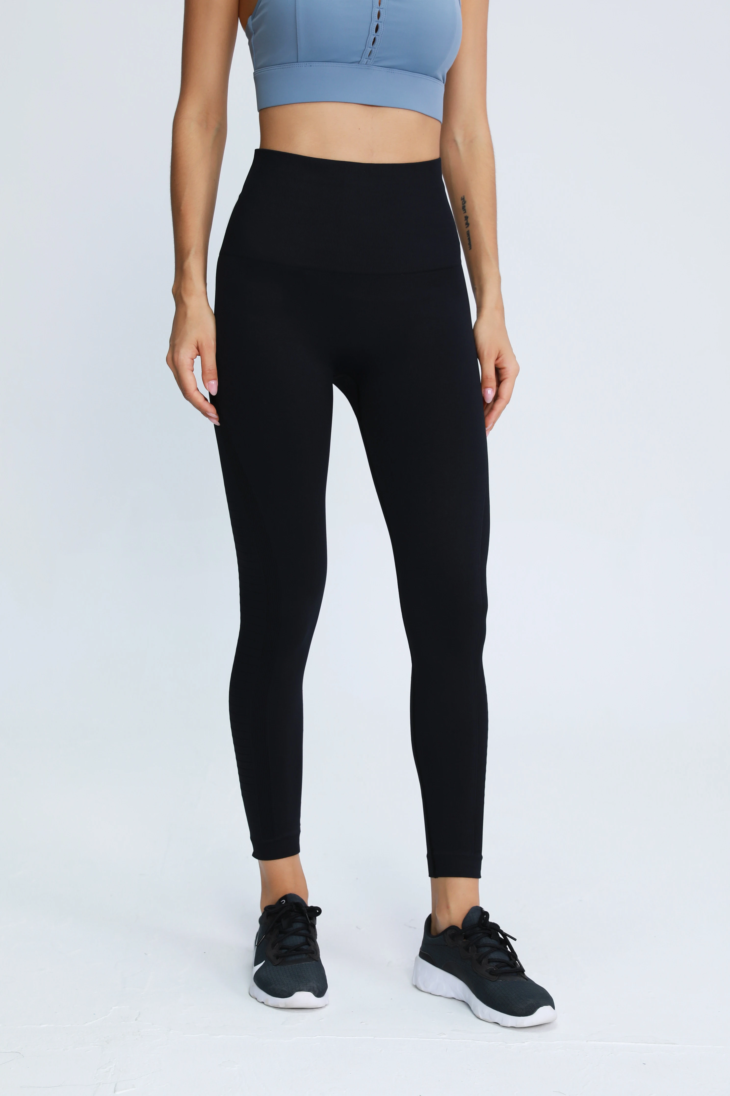 

Seamless High Waist Yoga Pants Women Solid Breathable Elastic Leggings Women Gym Workout Training Sports Wear Female