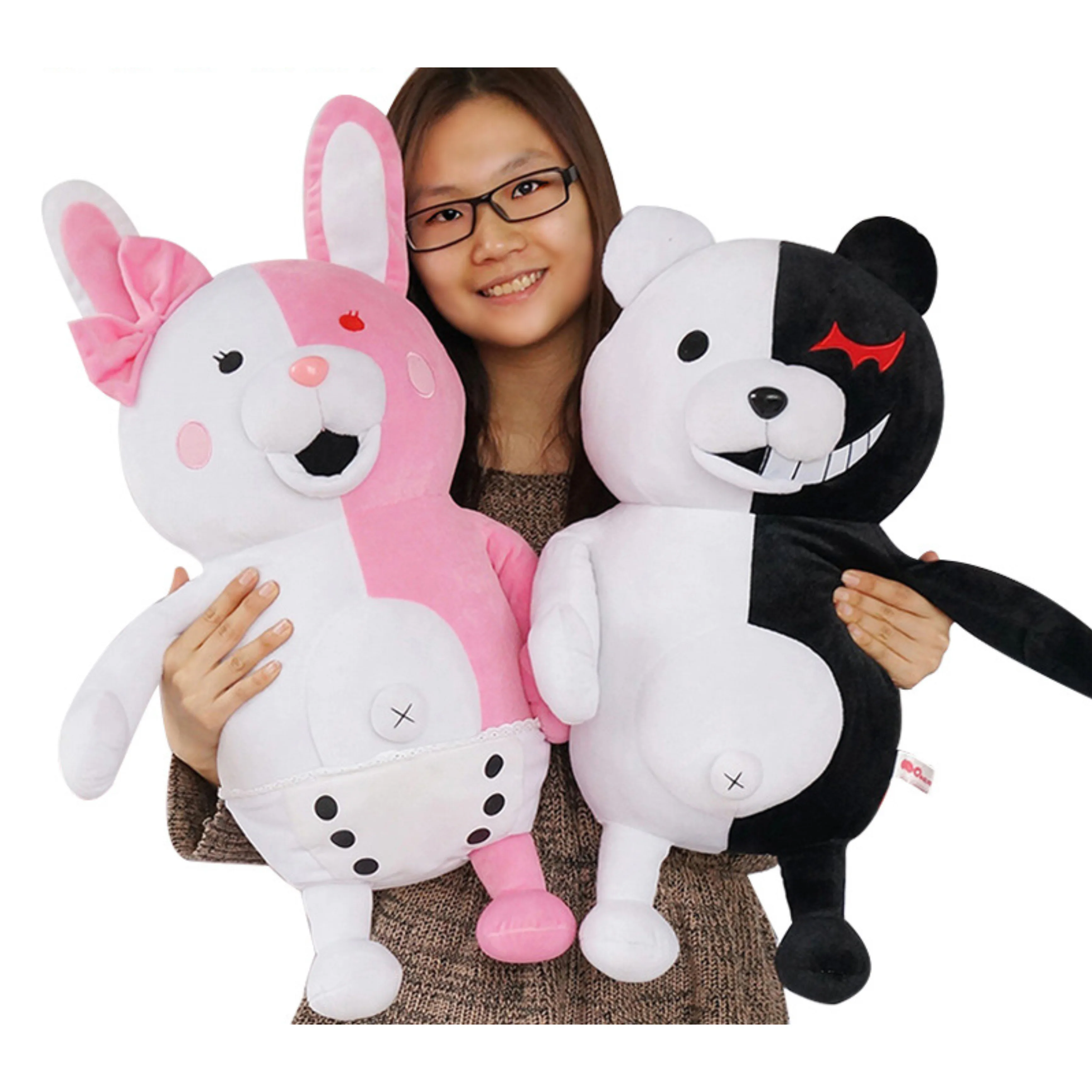 Монокума из Супер данганронпа 2 черно белый медведь плюшевая кукла игрушка