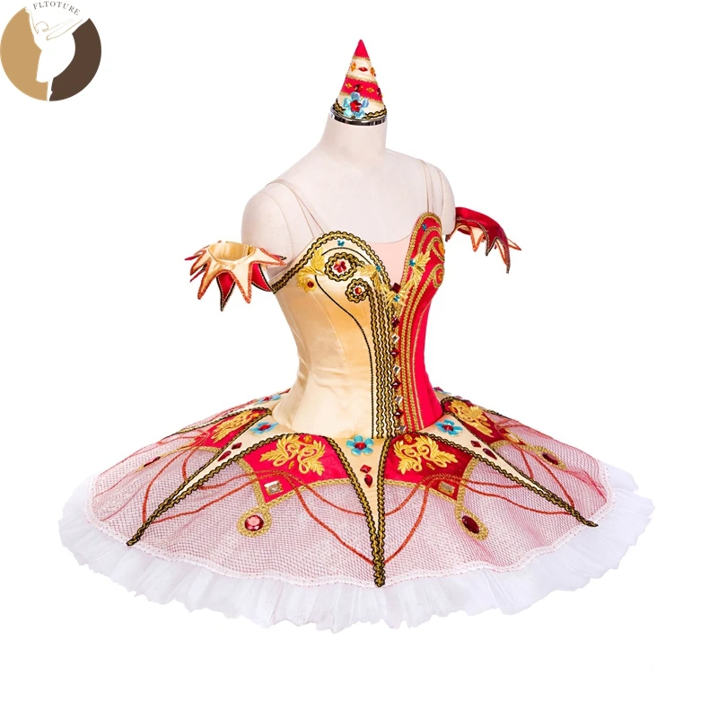 FLTOTURE красно золотые гайкеры вариации костюмы для взрослых профессиональная