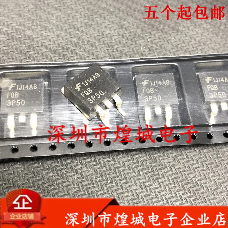 

10PCS FQB3P50 TO-263 P -500V -2.7A 5