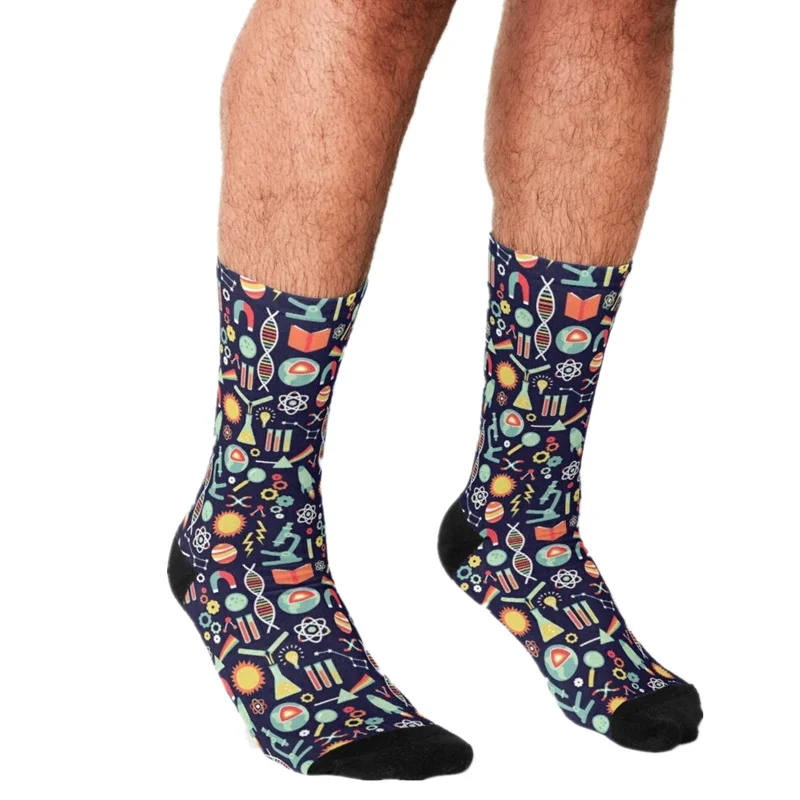 

2021 Funny Socks Men harajuku Sea Slug Day Printed Happy hip hop Men Socks Novelty Skateboard Crew Casual Crazy Socks