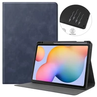 business leather case for samsung galaxy tab s6 lite cover with pencil slot for s6lite 10 4 inch sm p610 sm p615 sm p617 holder