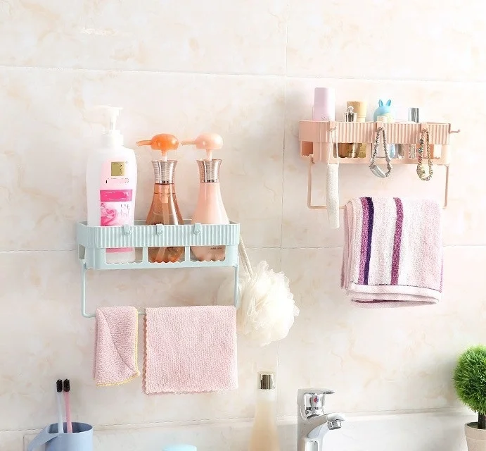 Полка для туалетного столика без дырочек пластиковый органайзер хранения в