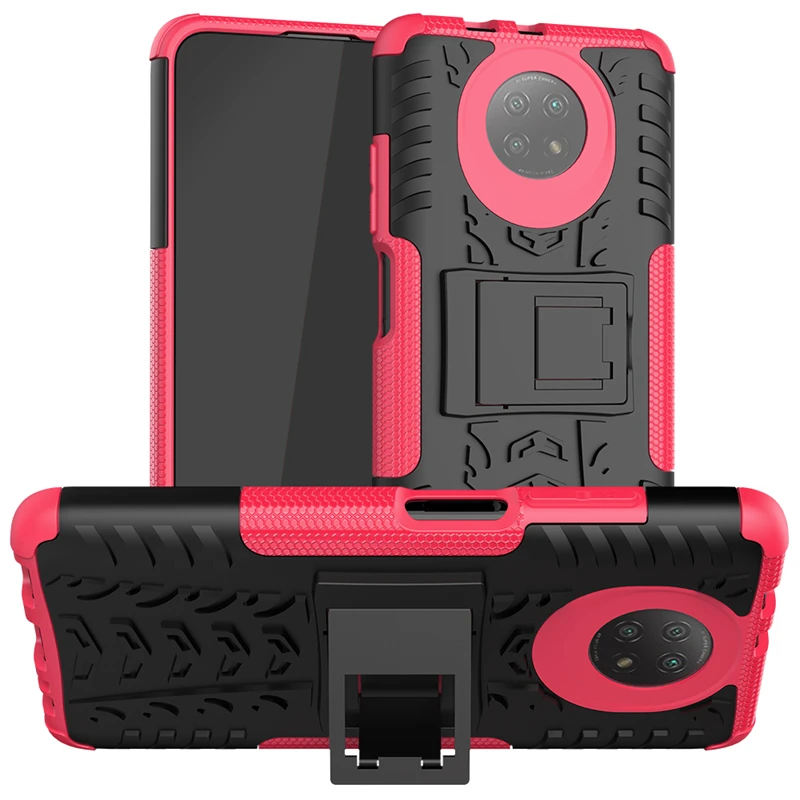 Cover For Xiaomi Redmi Note 9T Case Rubber Bumper Dual Layer Armor Cover For Redmi Note 9T Phone Case For Redmi Note 9T 5G Case