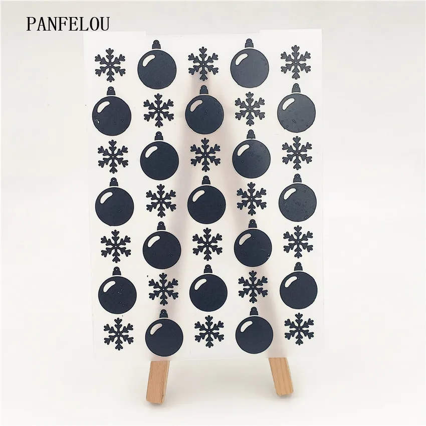 PANFELOU 14 8x10 5 см рождественские шариковые папки для Тиснения пластиковые