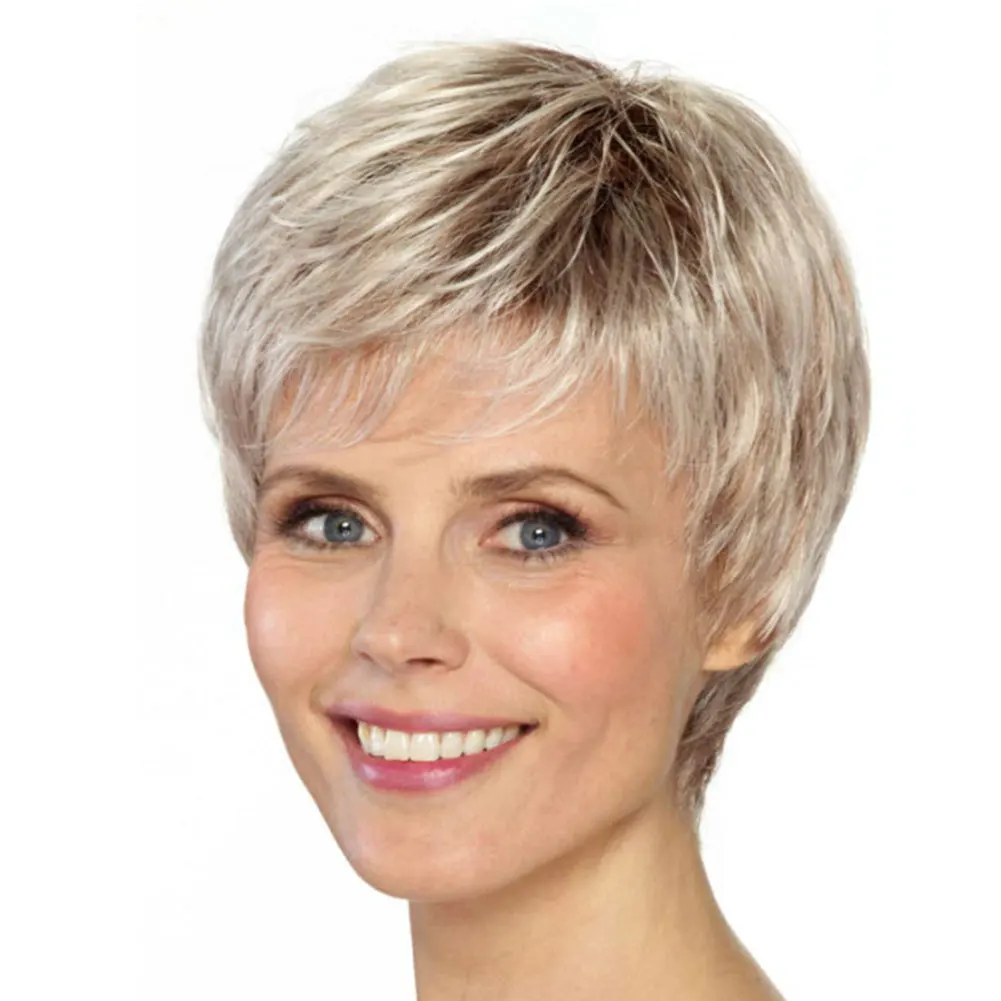 Для женщин короткие прямые волосы парик Классический термостойкие