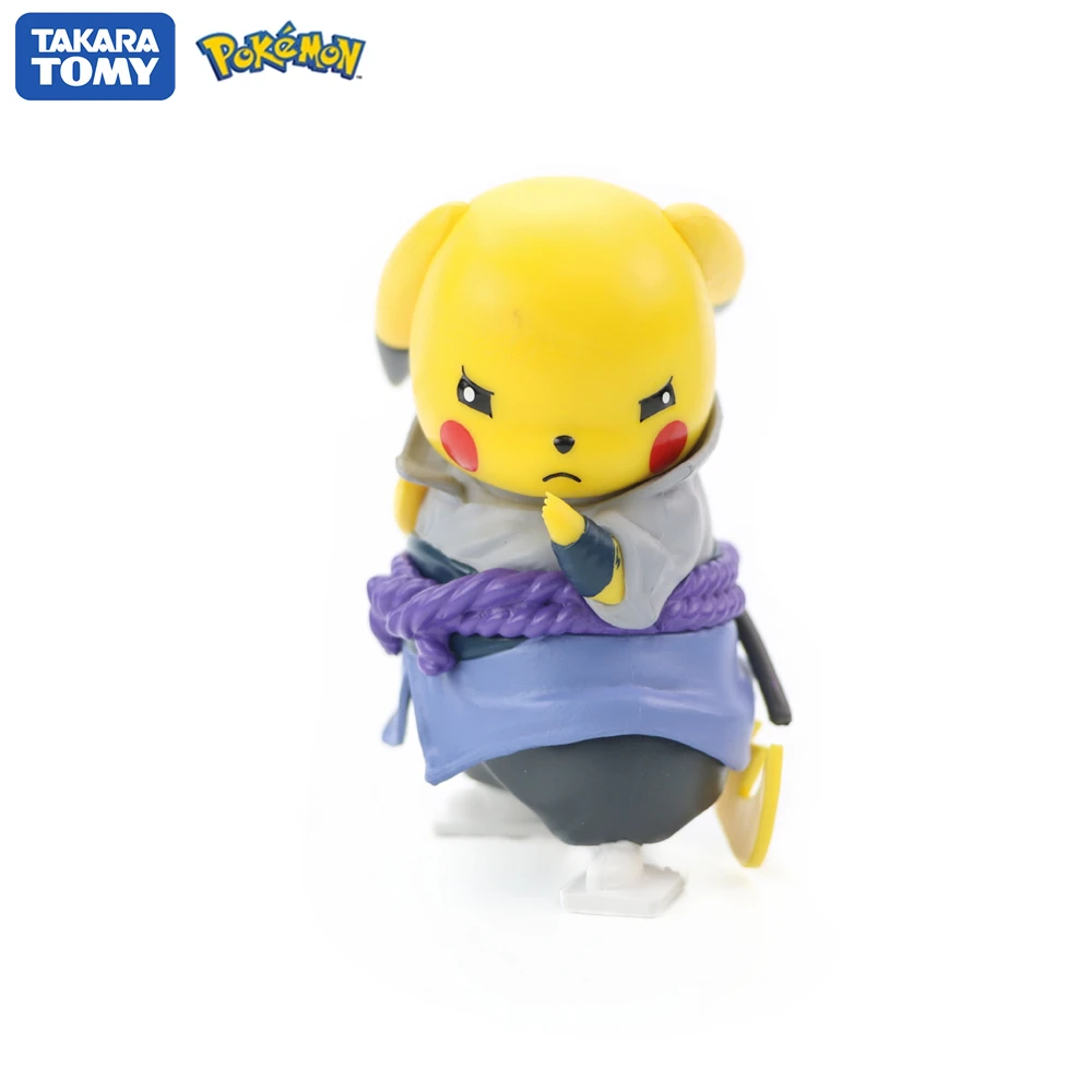 

POKEMON Pikachu NARUTO Uchiha Sasuke Cosplay Pikachugo Pocket Monster anime figure Action Figure Model Toy Collect Toy For Kid