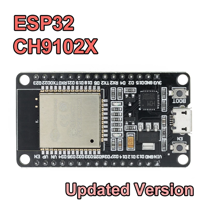 

Макетная плата ESP32 CH9102X, новая версия, двухъядерный процессор с Wi-Fi + Bluetooth, сверхнизкое энергопотребление, ESP-32, похожие ESP-32S