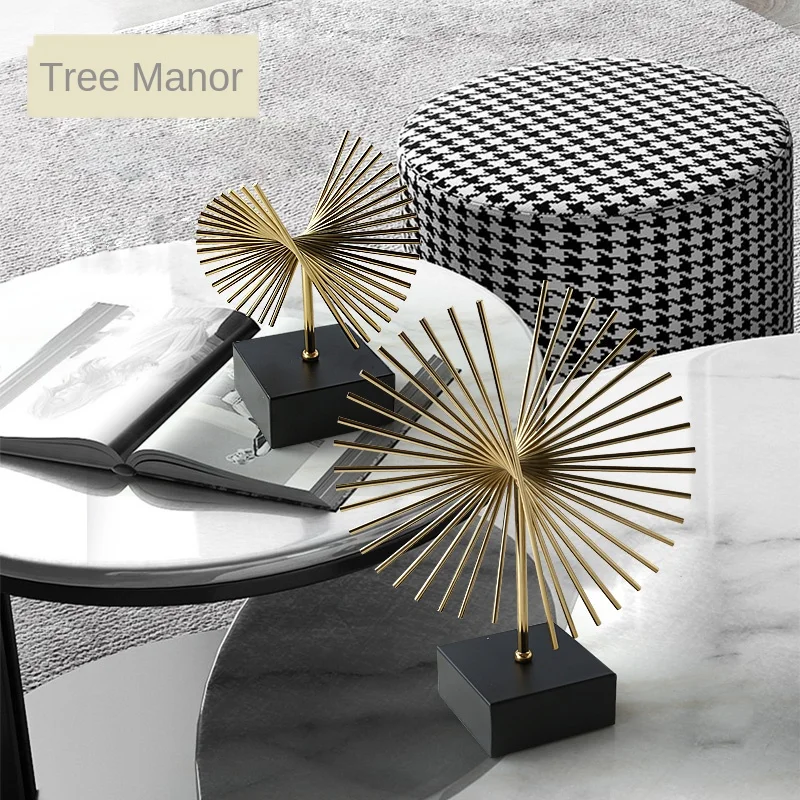 Golden Lucky Money Tree statue fengshui Ornament Fortune Purse Decoration Desktop Beautiful Crafts art | Дом и сад