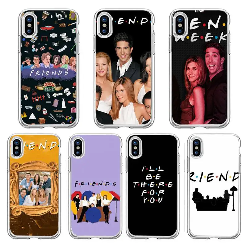 

Friends Phone Case Transparent soft For iphone 13 12 11 8 7 plus mini x xs xr pro max