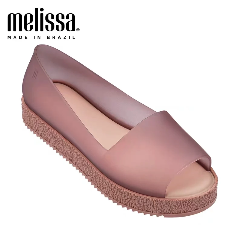 Melissa Puzzle Fish Mouth Women Jelly Shoes Sandals Fashion 2021 New Thick Bottom Female Sandalias | Обувь