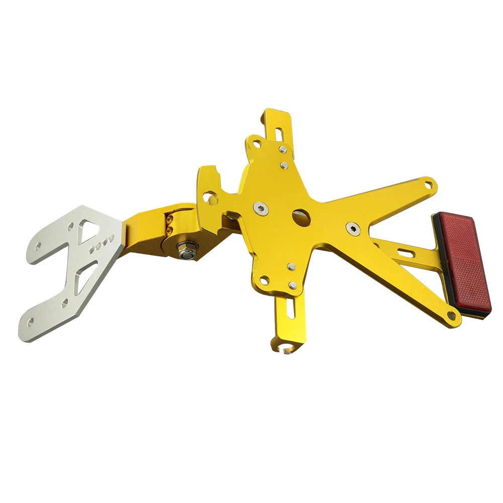 

YZF-R6 CNC Motorcycle Rear License Number Plate Holder Bracket Fender Eliminator Kit w/ Reflector For Yamaha YZF R6 2006-2012