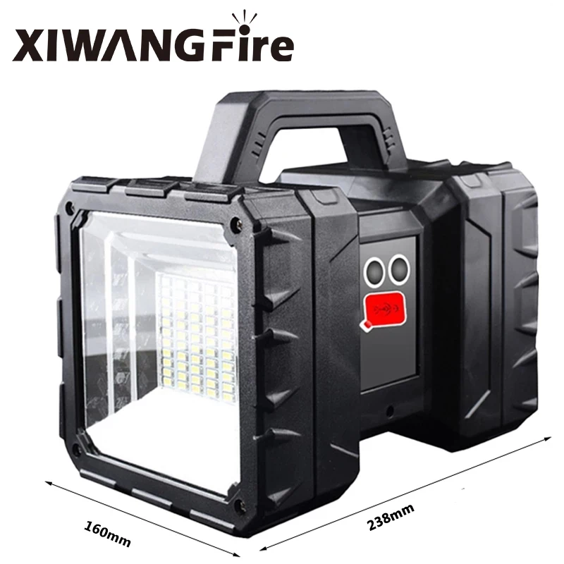 

Светодиодный супер яркий Мощный XHP70 4Core Перезаряжаемые двойной Hheadlight XHP50 Водонепроницаемый ручной прожектор COB прожектор