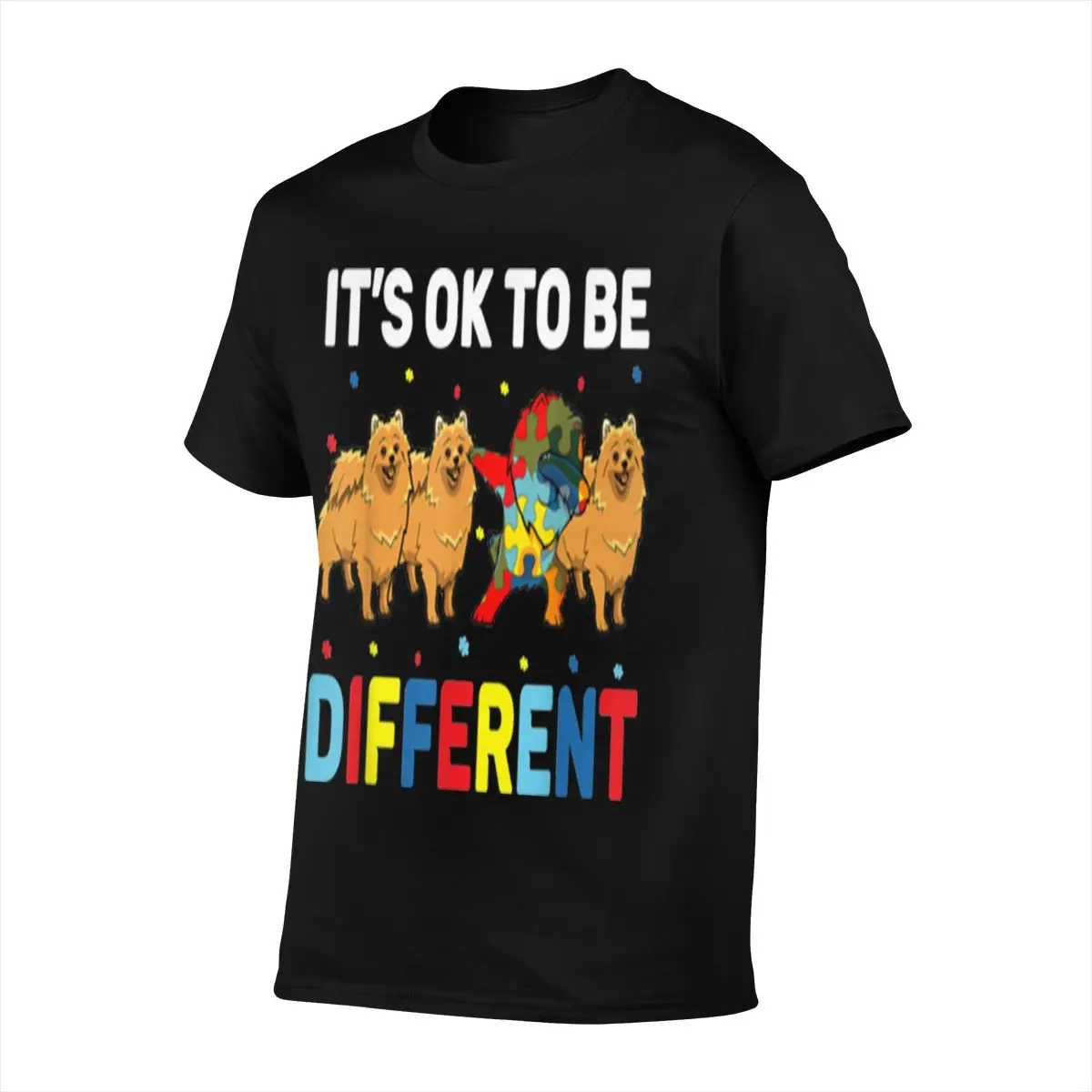 

Autism Awareness Day Gift Funny Dabbing Pomeranian Anime Men T shirt Oversized T-shirt 6Xl Man Carp Fishing