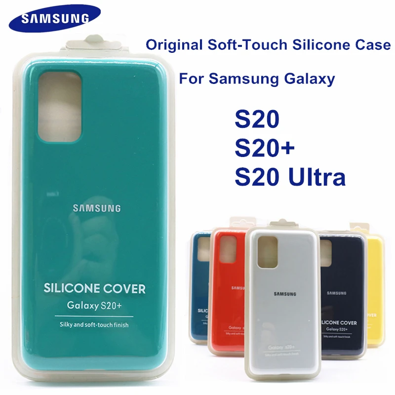 Оригинальный жидкий силиконовый чехол для Samsung Galaxy S20/S20Plus/S20 UItra шелковистая