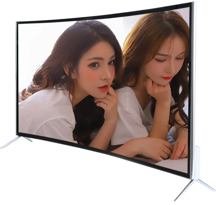 50 60 ''дюйма для приставки android smart wifi ТВ изогнутого экрана DVB T2 S2 led Телевизор